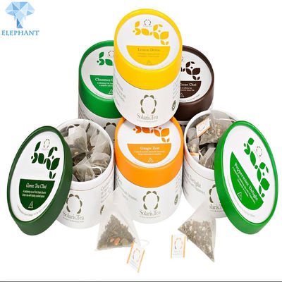 Customized Printed 1.2mm Kraft Round Cardboard Box Offset Printing